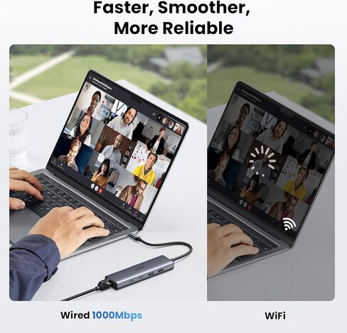 UGREEN USB إلى Ethernet Adapter 2.5GB حزمة مع محول Ethernet 5-في 1 USB C 3.2 in Saudi Arabia