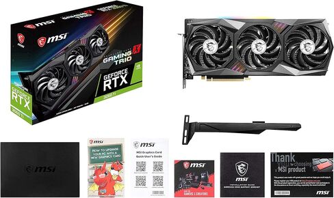 MSI Gaming Geforce RTX 3060 TI 8GB GDRR6 256 بت HDMI/DP Tri-Frozr 2 Torx Fan 4.0 Ampere Architecture RGB OC CARD in Saudi Arabia