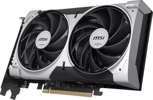 MSI Gaming RTX 5050 8G Ventus 2x OC Graphics Card (8GB GDDR6،128 بت ، الأداء القصير: 2617 MHz ، DisplayPort X3 2.1A ، HDMI 2.1B ، NVIDIA Blackwell Architecture) in Saudi Arabia