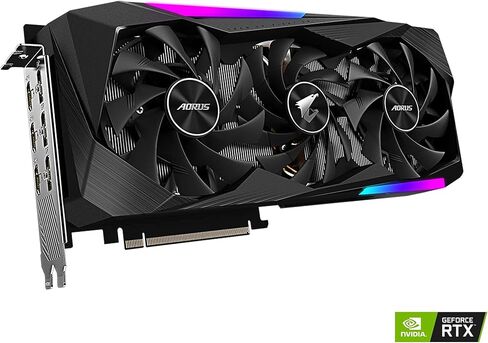 GIGABYTE AORUS GEFORCE RTX 3070 Master 8G (REV2.0) CARDACTS ، 3X Windforce Card ، 8GB 256-bit GDDR6 ، GV-N3070AORUS M-8GD REV2.0 CARD (READED) in Saudi Arabia