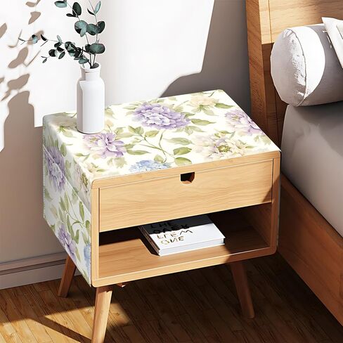 Microwave Dust Proof Cover with Autumn Leaf Pattern, Decorative Kitchen Appliance Protector for Fridge or Refrigerator, Anti-Oil Dustproof Home Decor (Z6984-1M) in Saudi Arabia