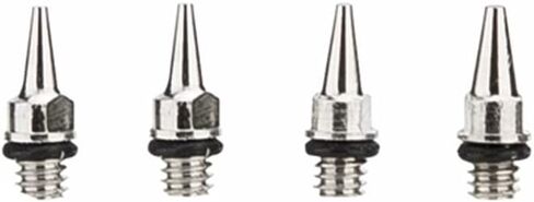 Uouteo Airbrush Needles Nozzle 0.2mm, 0.3mm,0.4mm, 0.5mm Airbrush Gun Nozzle Needle Tip Replacement Parts for Airbrush Gun in Kuwait