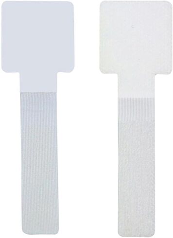 50Pcs White Convenient Data Cable Storage Adhesive Cable Organizer, Home Office Desktop Cables Tie, Wire Fixing and Organizing Tool, 28X90mm in Saudi Arabia