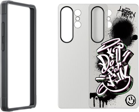 SAMSUNG Galaxy S25 Ultra Flipsuit Rugged Phone Case, Protective Cover, Shockproof, Durable Design, Included Interactive Card Syncs with Screen, International Version EF-JS938CBEGWW - (Black) in Kuwait