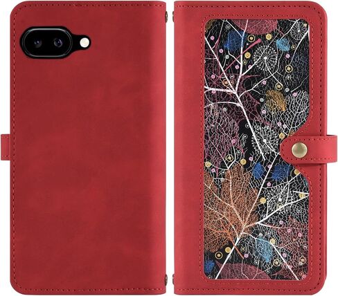 Asuwish Phone Case for Google Pixel 9A Wallet Cover with Tempered Glass Screen Protector Crossbody Wrist Strap Leather Flip Pattern Zipper Credit Card Holder Stand Cell Pixel9A A9 5G Women Men Black in Saudi Arabia