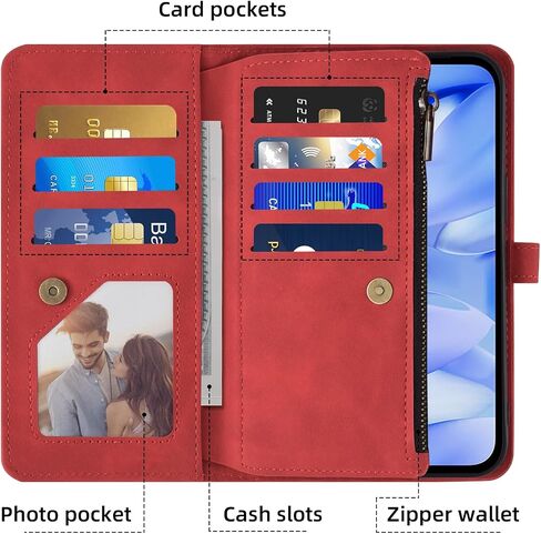 Asuwish Phone Case for Google Pixel 9A Wallet Cover with Tempered Glass Screen Protector Crossbody Wrist Strap Leather Flip Pattern Zipper Credit Card Holder Stand Cell Pixel9A A9 5G Women Men Black in Saudi Arabia