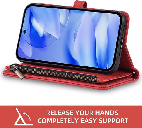 Asuwish Phone Case for Google Pixel 9A Wallet Cover with Tempered Glass Screen Protector Crossbody Wrist Strap Leather Flip Pattern Zipper Credit Card Holder Stand Cell Pixel9A A9 5G Women Men Black in Saudi Arabia