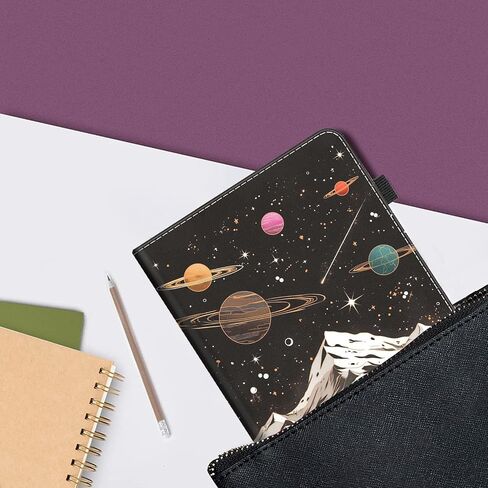 Case for Kindle Paperwhite 12th Gen 2024 (7") & Kindle Colorsoft Signature Edition, PU Leather Cover with Auto Sleep Wake for Kindle Paperwhite Signature 2024 Released ，Cool Elephant in Saudi Arabia