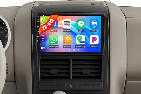 ستيريو سيارة Sixwin Android لـ Ford Explorer 2005-2010 مع Carplay اللاسلكي Android Auto Mirror Link 2G+64G in Kuwait