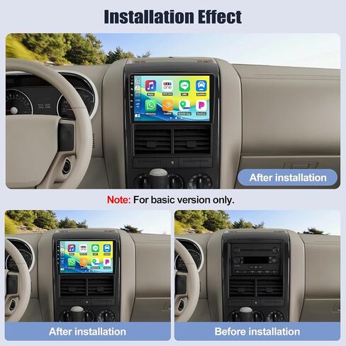 ستيريو سيارة Sixwin Android لـ Ford Explorer 2005-2010 مع Carplay اللاسلكي Android Auto Mirror Link 2G+64G in Kuwait