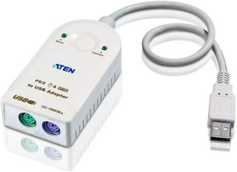 ATEN USB to PS/2 Keyboard & Mouse Converter UC100KMA (Off White) in Saudi Arabia