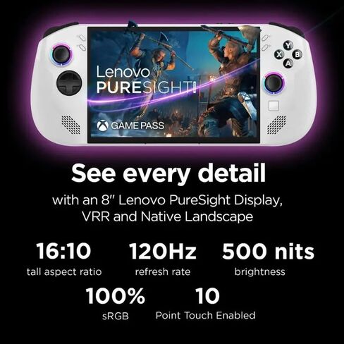 Legion Go S Gaming Handheld Consoles, Steam OS, 8" 120Hz IPS LCD Touch Screen, AMD Ryzen Z2 Go, 32 GB RAM LPDDR5X 1TB SSD in Saudi Arabia