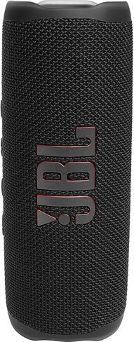 JBL Flip 6 - مكبر صوت بلوتوث اللاسلكي المحمول - الأسود (قسط متجدد) in Kuwait