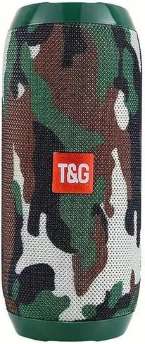 T&G Portable Bluetooth Speaker, IPX4 Waterproof Wireless Speaker with Subwoofer, Stereo Pairing – TG117 Camouflage in Kuwait
