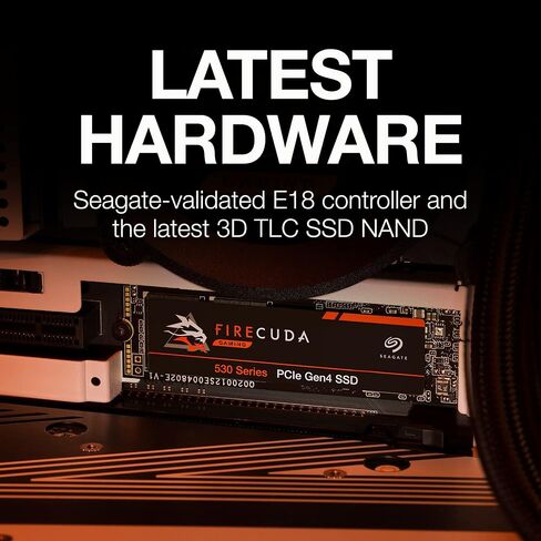 Seagate FireCuda 530 1TB M.2 PCIe Gen4 NVMe SSD - 7300 MB/s, PS5 Compatible, 1275 TBW, 3yr Rescue (Renewed) in Saudi Arabia