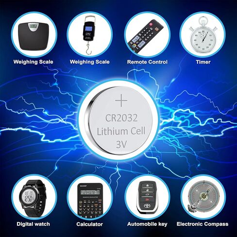 بطاريات الكمبيوتر اللوحي الرقمية التآزرية ، متوافقة مع قرص Palmtop HP 660LX ، (الليثيوم ، 3V ، 220 مللي أمبير) سعة عالية - حزمة من 8 بطاريات in Saudi Arabia