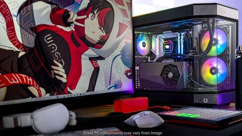 Ibuypower Y60 Black Gaming PC Computer Computer Intel Core I9 14900F CPU ، NVIDIA GEFORCE RTX 4060TI 8GB GPU ، 32GB DDR5 RGB 5200MHz RAM in Kuwait