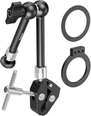 SmallRig Magic Arm Clamp w/1/4 "برغي ، حبل الهاتف لخاتم Magsafe & Magnetic Adapter ، ذراع سحرية متكاملة 11 بوصة لأجهزة iPhone ، لنظام Android ، لكاميرات العمل/LCD Monitor/LED - 5604 in Saudi Arabia