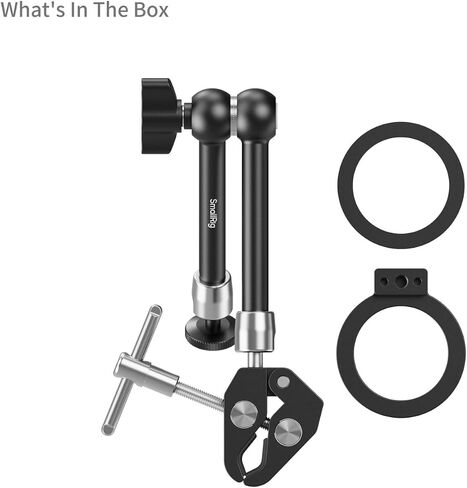 SmallRig Magic Arm Clamp w/1/4 "برغي ، حبل الهاتف لخاتم Magsafe & Magnetic Adapter ، ذراع سحرية متكاملة 11 بوصة لأجهزة iPhone ، لنظام Android ، لكاميرات العمل/LCD Monitor/LED - 5604 in Saudi Arabia