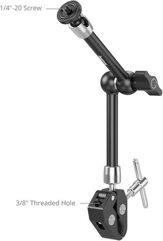 SmallRig Magic Arm Clamp w/1/4 "برغي ، حبل الهاتف لخاتم Magsafe & Magnetic Adapter ، ذراع سحرية متكاملة 11 بوصة لأجهزة iPhone ، لنظام Android ، لكاميرات العمل/LCD Monitor/LED - 5604 in Saudi Arabia
