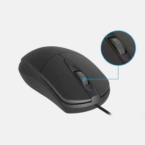 الماوس السلكي ، ماوس كمبيوتر مريح ، USB لليد اليمنى أو اليسرى ، مع نقرات متينة للكمبيوتر الشخصي ، الكمبيوتر ، الكمبيوتر المحمول ، سطح المكتب ، Chromebook ، دفتر ملاحظات ، ماك (أسود) in Kuwait