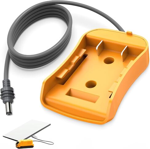محول بطارية Starlink Mini لـ DE.WALT مع كابل طاقة DC 3.3ft 18AWG ، مع محطات الصمامات والأسلاك ، وصول 20 فولت ومحول تشغيل مع بطارية DE.WALT لطبق Starlink Mini in Saudi Arabia