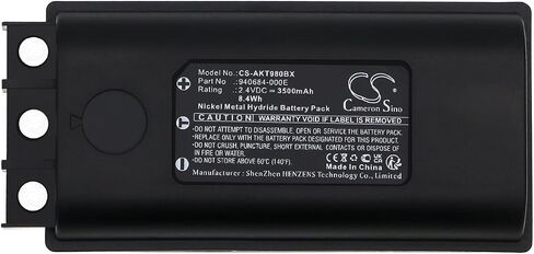 بطارية بديلة لـ 200J جهاز إرسال ، MC98 Transmitters PN: 170.2151 ، 940684-000 ، 940684-000E 3500MAH / 8.4WH in Saudi Arabia