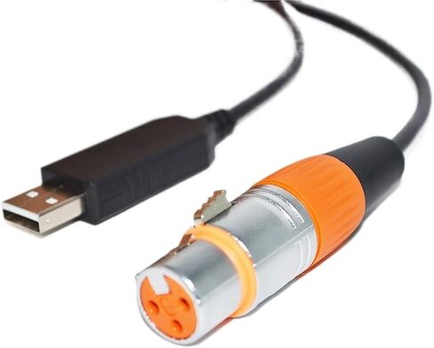 USB RS485 to XLR 3P Female Socket DMX512 Cable Fixture Controller KABLE(3metres,Color C) in Saudi Arabia