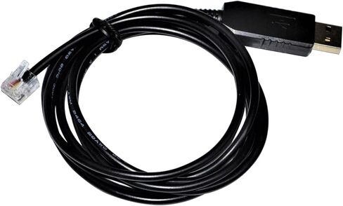 FT232RL USB to J5 A 6-PIN RJ-12 RJ-11 Connector RS232 Serial Communication Cable for S200 CAN Base Unit AC DC Drive(1m,FT232RL Chip) in Saudi Arabia