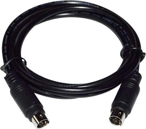 MINI DIN 8 PIN MD8 to MD8 8-PIN Male Adapter Data Cable for X5(D) MIDI Music Synthesizer to Host Port AG-002 for Macintosh(5m) in Saudi Arabia