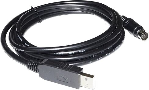 FT232RL USB to MINI DIN 8 PIN MD8 Male Adapter RS232 Serial Communication Cable for LUMINANCE Meter to PC(3metres) in Saudi Arabia