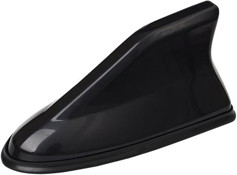 Car Shark Fin Hobernna Cover for Hyundai Kona 2017-2021 ، Antenna Topper Roof Aerial Shark Fin Fin Attenna ، A-Black in Saudi Arabia