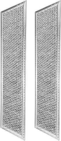 2pcs 12 طبقة ميكروويف فرن الشحوم مرشح الشحوم ألمنيوم ملاءمة ل Ge و monogram ، 4 × 15 × 3/32 بوصة الفرن الميكروويف in Saudi Arabia