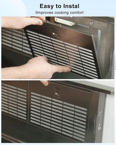 2pcs 12 طبقة ميكروويف فرن الشحوم مرشح الشحوم ألمنيوم ملاءمة ل Ge و monogram ، 4 × 15 × 3/32 بوصة الفرن الميكروويف in Saudi Arabia