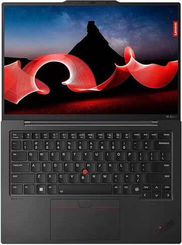 Lenovo Gen 12 ThinkPad X1 Carbon Laptop with Intel Ultra 7 155U Processor, 14" WUXGA 100% sRGB Non-Touch Display, 32GB 6400MHz RAM, 512GB Gen4 Performance SSD, FHD+ IR+ RGB Camera, and Windows 11 Pro in Kuwait