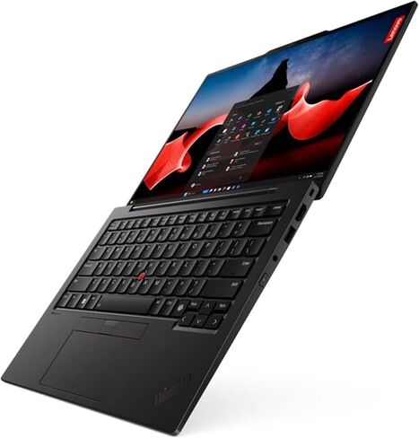 Lenovo Gen 12 ThinkPad X1 Carbon Laptop with Intel Ultra 7 155U Processor, 14" WUXGA 100% sRGB Non-Touch Display, 32GB 6400MHz RAM, 512GB Gen4 Performance SSD, FHD+ IR+ RGB Camera, and Windows 11 Pro in Kuwait