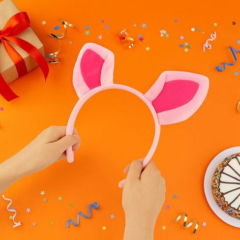 TOPTIE 6 PCS Animals Ears Headband, Halloween Decorations for Adult & Kid, Jungle Safari Animals Hair Hoop for Party Favors in Saudi Arabia