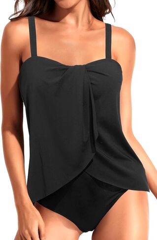 Tempt Me Women's One Piece Swimsuit Vintage Off Shoulder Ruffled Bathing Suits in Kuwait