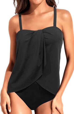 Tempt Me Women's One Piece Swimsuit Vintage Off Shoulder Ruffled Bathing Suits in Kuwait