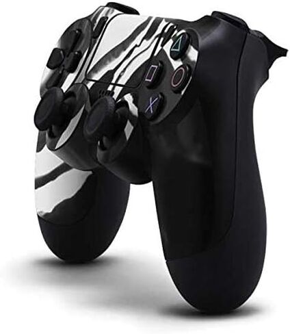 Skinit Decal Gaming Skin Compatible with PS4 Controller - Crystal Black Design in Saudi Arabia