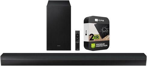 Samsung HW-B750D/ZA 5.1ch Soundbar with Dolby Virtual:X DTS 2024 (Renewed) Bundle with 2 YR CPS Enhanced Protection Pack in Saudi Arabia