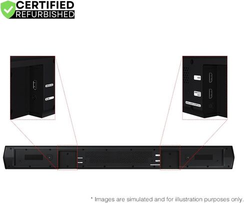 Samsung HW-B750D/ZA 5.1ch Soundbar with Dolby Virtual:X DTS 2024 (Renewed) Bundle with 2 YR CPS Enhanced Protection Pack in Saudi Arabia