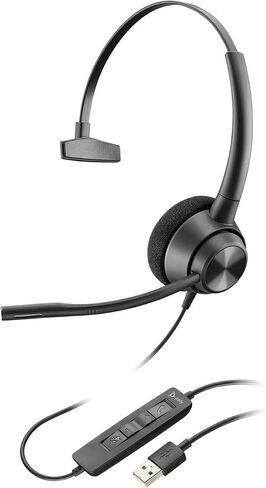 Plantronics Encorepro 310 USB-A سماعات الرأس ، 214568-01 in Saudi Arabia