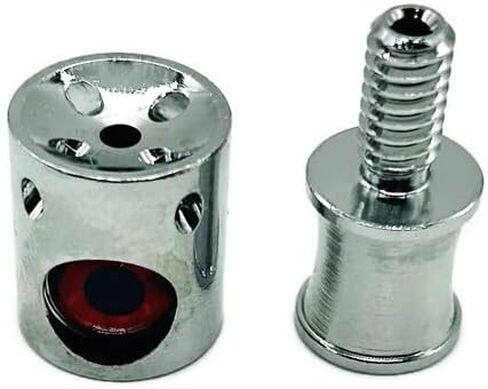 Mini Jet Head 1.25 Oz. ، رأس إغراء الصيد ، تجويف ربط الشعر والفينيل والتنانير مايلار in Kuwait