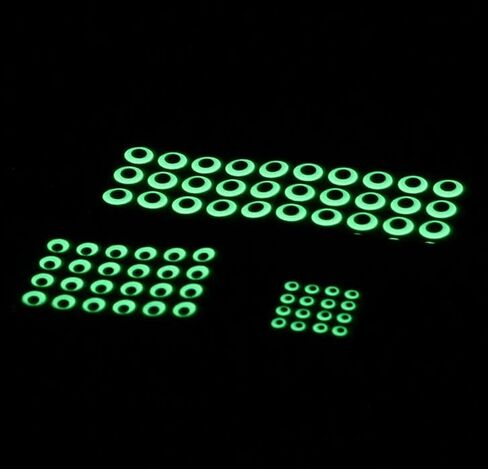 حزمة من 60 3mm/5mm/7mm 3d 3d الصيد الاصطناعي إغراء العيون توهج في راتنجات أسماك الطعم الداكنة in Kuwait