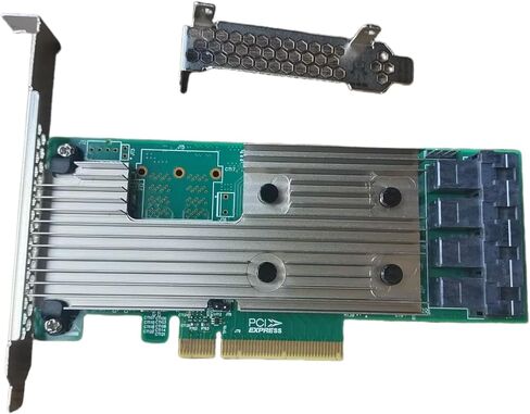 SAS9305-16I SATA SAS 16 PORT HBA 12GBS RAID CARD CARDER CARD ADAPTER BUS PCIE 3.0 X8 IT-MODE 05-25703-00 (9305-16I) in Kuwait
