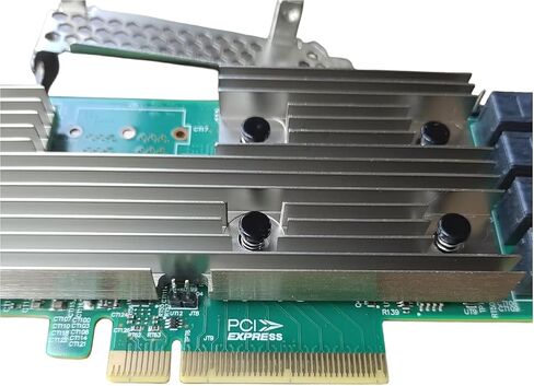 SAS9305-16I SATA SAS 16 PORT HBA 12GBS RAID CARD CARDER CARD ADAPTER BUS PCIE 3.0 X8 IT-MODE 05-25703-00 (9305-16I) in Kuwait
