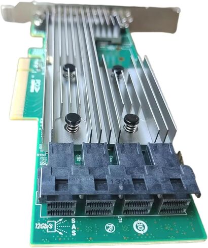 SAS9305-16I SATA SAS 16 PORT HBA 12GBS RAID CARD CARDER CARD ADAPTER BUS PCIE 3.0 X8 IT-MODE 05-25703-00 (9305-16I) in Kuwait