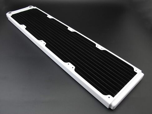 XSPC TX480 Ultra Thin Radiator, 120mm x 4, Quad Fan, White in Saudi Arabia