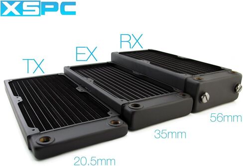 XSPC TX480 Ultra Thin Radiator, 120mm x 4, Quad Fan, White in Saudi Arabia